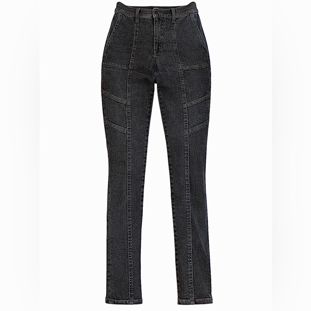 Express Dark Gray High Waisted Skinny Jeans